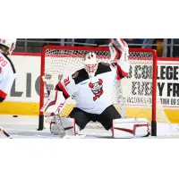 Binghamton Devils goaltender Gilles Senn