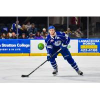 Defenseman Matthew Spencer with the Syracuse Crunch