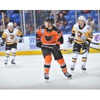 Lehigh Valley Phantoms forward Carsen Twarynski vs. the Wilkes-Barre/Scranton Penguins