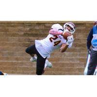 Defensive back Tareq Abulebbeh with the University of Minnesota Duluth