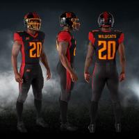 Los Angeles Wildcats black uniform