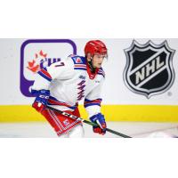 Kitchener Rangers defenceman Axel Bergkvist