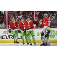 Vancouver Giants in Teddy Bear Toss jerseys