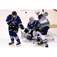 Victoria Royals goaltender Shane Farkas vs. the Seattle Thunderbirds