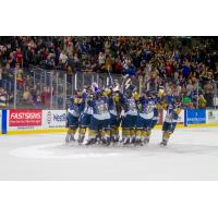 Sioux Falls Stampede react after a shootout win