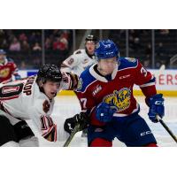 Defenceman Conner McDonald with the Edmonton Oil Kings