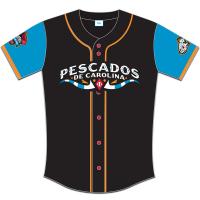 Carolina Mudcats Pescados de Carolina jersey