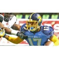 Wide receiver Jordan Smith with the Cedar Rapids River Kings