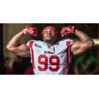 Defensive lineman Justin Marcus with the Orlando Predators