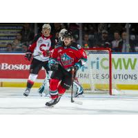 Kelowna Rockets defenceman Kaedan Korczak