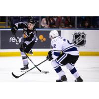 Vancouver Giants centre Tristen Nielsen vs. the Victoria Royals