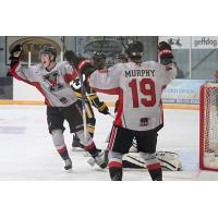 Aberdeen Wings celebrate a goal