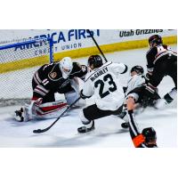 Utah Grizzlies Forward Tim McGauley vs. the Rapid City Rush