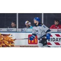 Defenseman Preston Kugler with the Watertown Wolves