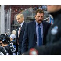 Wichita Thunder head coach Bruce Ramsay and assistant coach John Gurskis