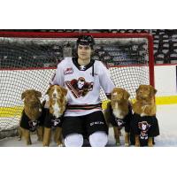 Riley Stotts of the Calgary Hitmen ready for 8th Annual Pucks for Paws