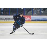 Defenseman Caleb Price with the Lincoln Stars