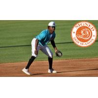 Long Island Ducks infielder Vladimir Frias