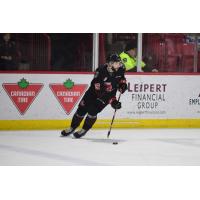 Defenseman Libor Zabransky with the Moose Jaw Warriors