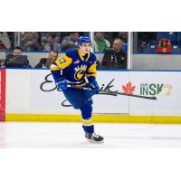 Forward Eric Florchuk with the Saskatoon Blades