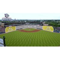Lehigh Valley IronPigs netting extension at Coca-Cola Park