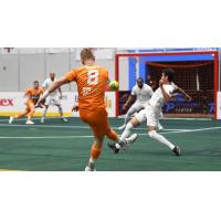 Florida Tropics forward Zach Reget unleashes a shot
