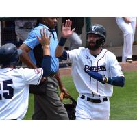 Somerset Patriots outfielder Justin Pacchioli