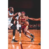 Canton Charge guard Malik Newman drives vs. the Lakeland Magic