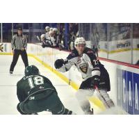 Vancouver Giants defenceman Connor Horning vs. the Everett Silvertips