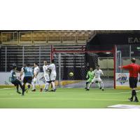 St. Louis Ambush fires a shot against the Orlando SeaWolves