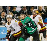 Texas Stars left wing Riley Tufte vs. the Chicago Wolves