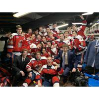 Amarillo Bulls celebrate a playoff berth clinching win