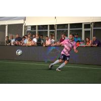 Forward Madison FC fullback Carl Schneider