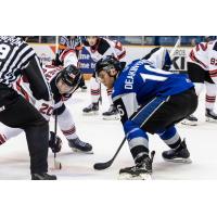 Nicholas Deakin-Poot of the Saint John Sea Dogs vs. the Quebec Remparts