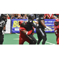 Jacksonville Sharks defensive lineman Keith Bowers