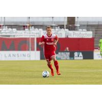 Defender Eli Lockaby with the Richmond Kickers