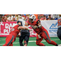 Jacksonville Sharks defensive lineman Damien Jacobs