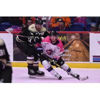 Wheeling Nailers battle the Reading Royals