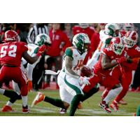Seattle Dragons wide receiver Keenan Reynolds running against the DC Defenders