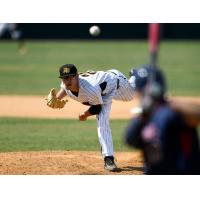 Pitcher Brandon Fry with the New Britain Bees