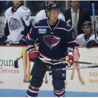 Defenseman Dylan Olsen with the South Carolina Stingrays