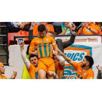 Florida Tropics celebrate a goal