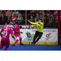 Kansas City Comets goalkeeper Nicolau Neto vs. the St. Louis Ambush