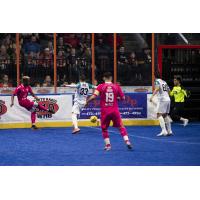 Kansas City Comets shoot against the St. Louis Ambush