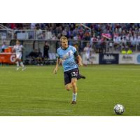 Forward Madison center back Connor Tobin