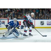 Kelowna Rockets center Matthew Wedman vs. the Victoria Royals