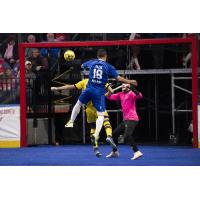 Kevin Ellis of the Kansas City Comets vs. the Milwaukee Wave