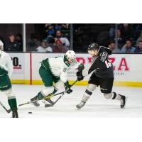 Vancouver Giants centre Milos Roman vs. the Everett Silvertips
