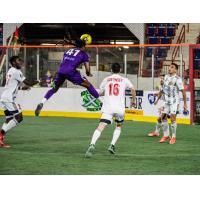 Ty Hall of the Harrisburg Heat vs. the Baltimore Blast