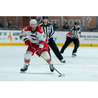 Defenseman Fredrik Claesson with the Charlotte Checkers